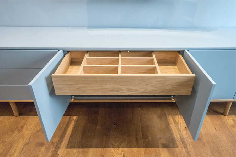 tv console drawer compartments